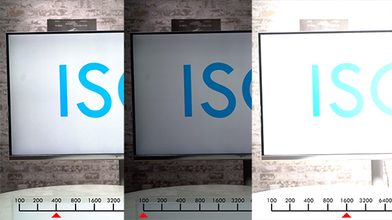 comparing images shot at different ISO