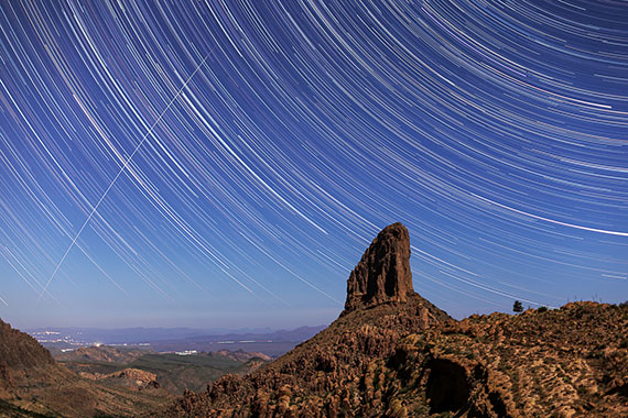 star trails