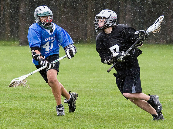 rain lacrosse photography