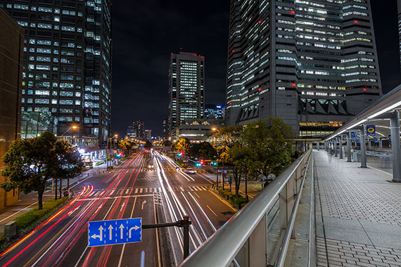 moving cars long exposure