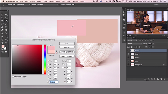 color picker Photoshop edit