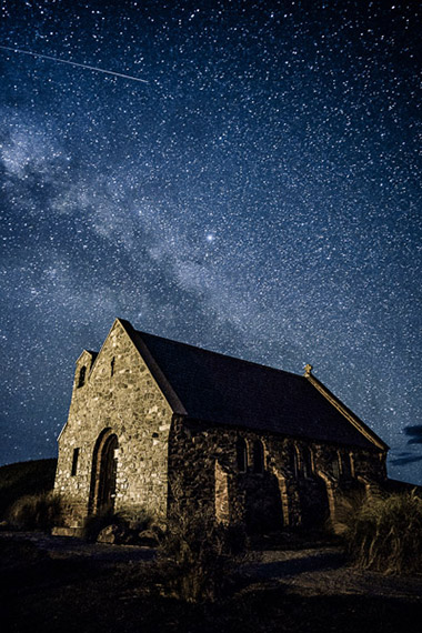 landscape at night