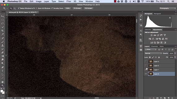 noise removal in photoshop