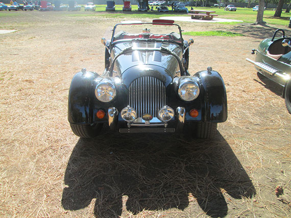 vintage car photo backlit