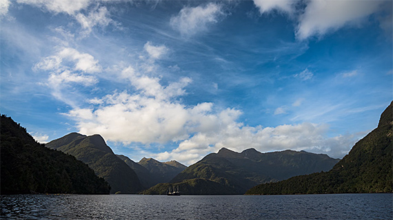 clouds break up polarization effect