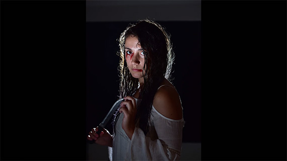 lighting tips for Halloween portrait