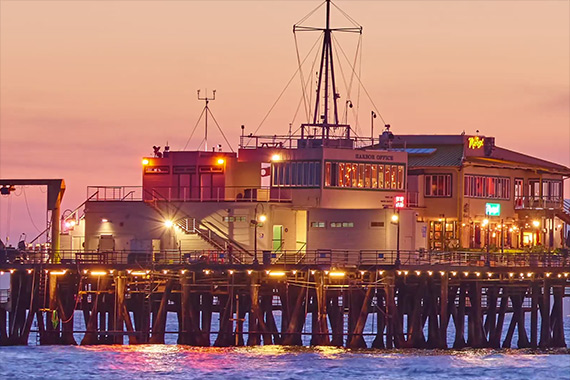 LA beachfront detail