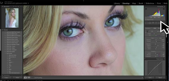 Working with skin tone in Lightroom