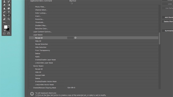 Essential Photoshop keyboard shortcuts