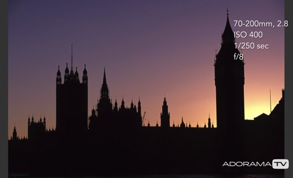 Silhouette of a castle