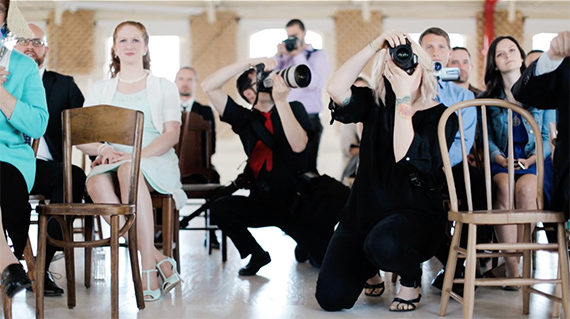 ceremony audience camera