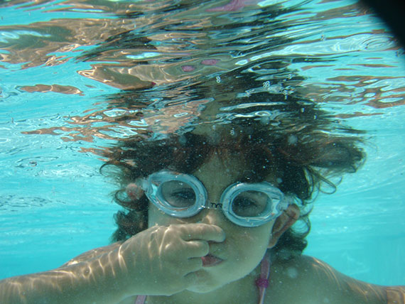 practice photography in a pool