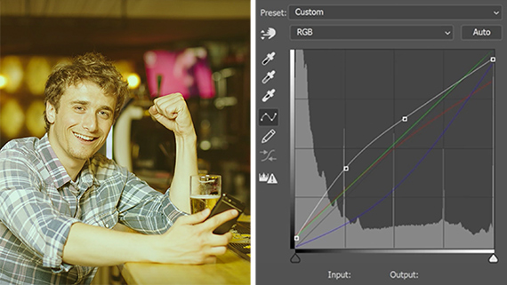 tone curve color channels