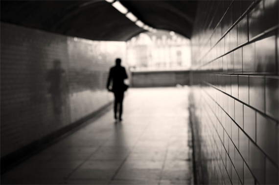 night tunnel photo