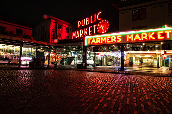 neon signage photography