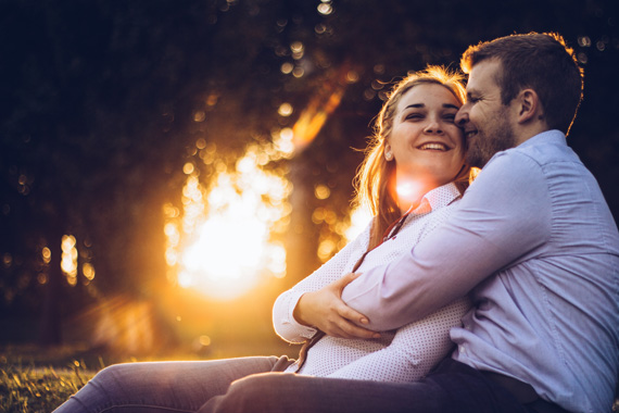 backlit portrait