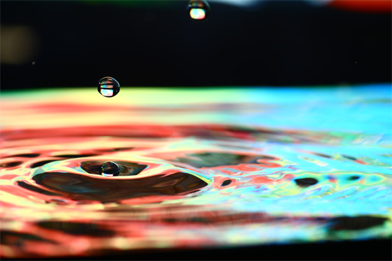 water droplet shutter speed