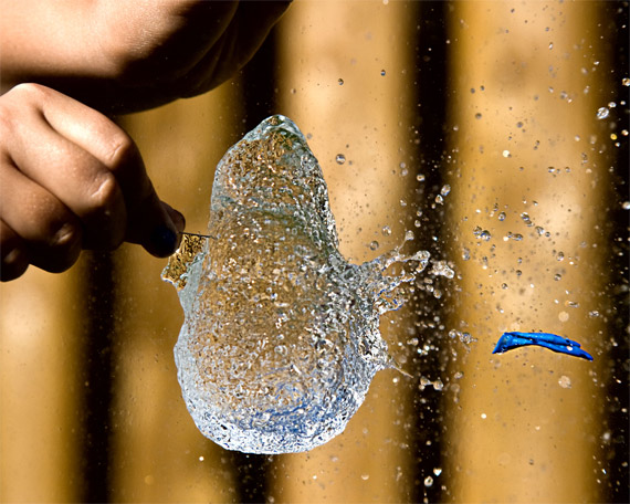 water balloon pop photo