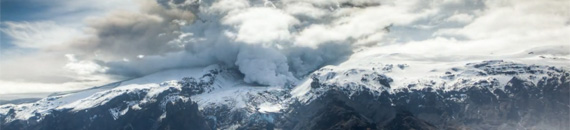 Iceland Volcano Eruption Time-lapse