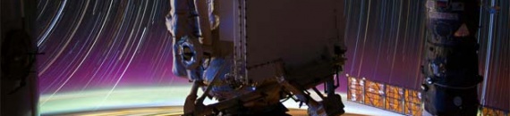 Amazing Star Trail Photos Captured from the Space Station