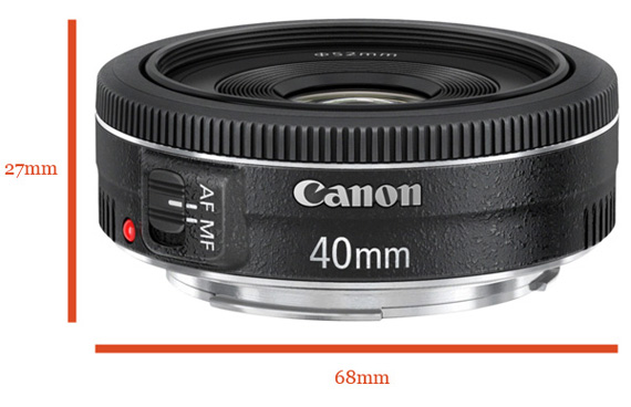 canon 40mm pancake lens