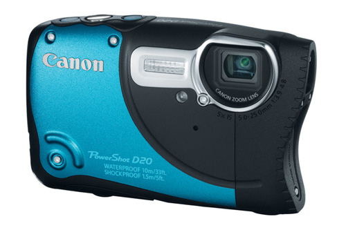 canon powershot d20