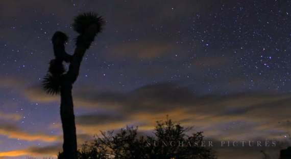 Stormy Night Star Timelapse