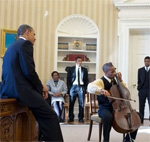 Interesting Photo of the Day: Performing for the President