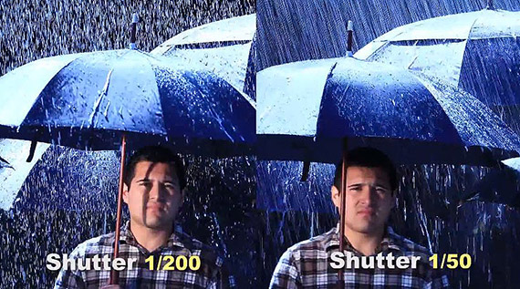 selecting shutter speed