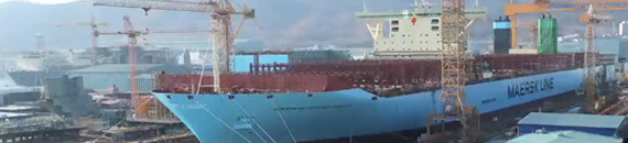 Timelapse Photography Used to Document Construction of World’s Largest Ship