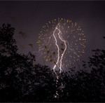 What Are the Chances of Capturing Fireworks & Lightning in the Same Shot?