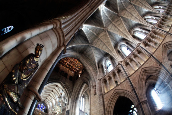 Wide angle and fisheye lenses can warp lines to create or enhance an artistic flair. "Southwark Cathedral" captured by Luigi Clemente. (Click image to see more from Luigi Clemente.)