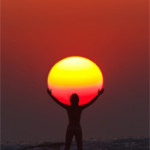 Interesting Photo of the Day: Silhouette Hugs the Sun