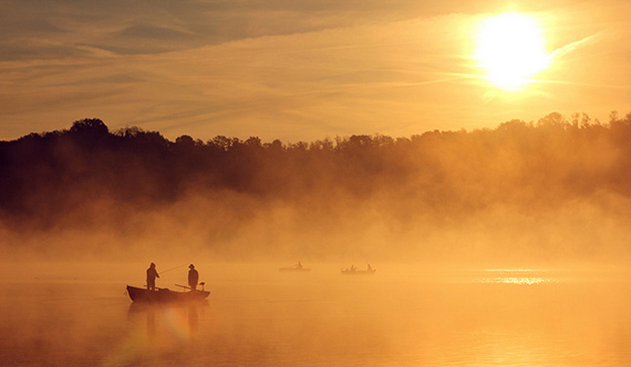 foggy sunset photography