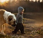 Interesting Photo of the Day: A Boy and His Big Best Friend