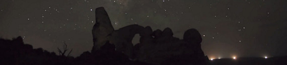 Beautiful Night Sky Timelapse Photography of Utah