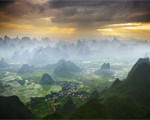 Interesting Photo of the Day: Yangshuo, China from a Hot Air Balloon