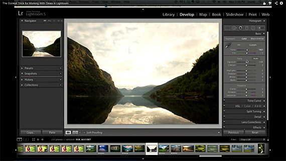 Quick Tip on How to Edit Skies In Adobe Lightroom