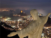 Interesting Photo of the Day: Christ Statue Over Rio at Night