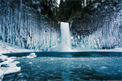 Interesting Photo of the Day: Unique Ice Formations at Abiqua Falls