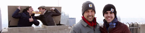 Jimmy Fallon and Jon Hamm Photobomb the Top of the Rock