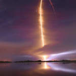 Interesting Photo of the Day: Long Exposure of a Rocket Launch