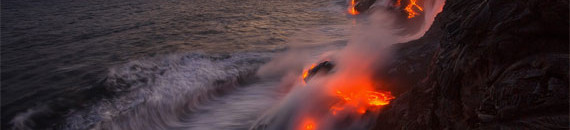 Interesting Photo of the Day: Where Lava Meets the Ocean