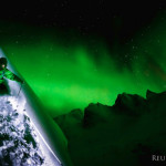Interesting Photo of the Day: Skiing Under the Aurora Borealis