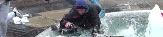 Photojournalist Loses $18k Worth Of Gear After Being Pushed Into Fountain