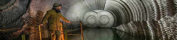 Interesting Photo of the Day: East Ukraine Gypsum Mine