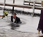 Pro Photographer Blooper: Wedding Party Falls Into Lake