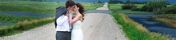 Interesting Photo of the Day: Tornado Photobombs Portrait of Newlywed Couple