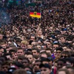 Interesting Photo of the Day: Lone German Soccer Fan in Paris