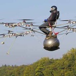 Interesting Photo of the Day: Using Quadcopters to Fly People, Not Cameras